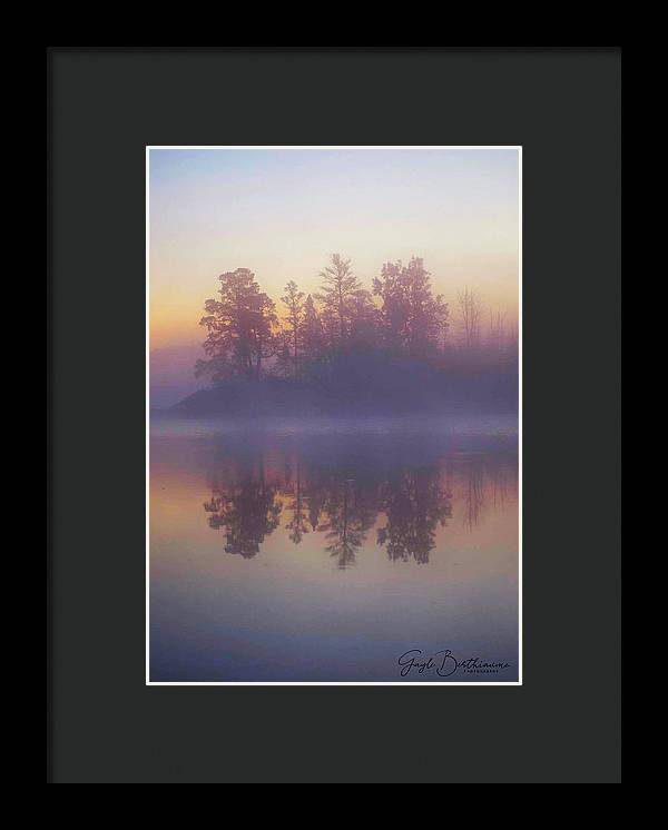 Early Morning Trees - Framed Print