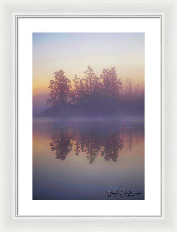 Early Morning Trees - Framed Print