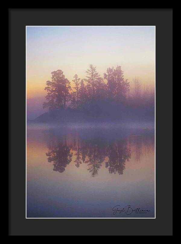 Early Morning Trees - Framed Print