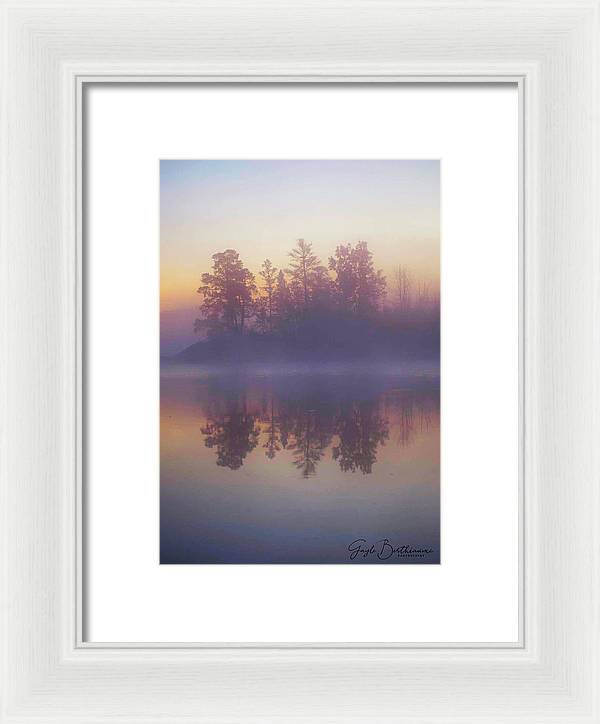 Early Morning Trees - Framed Print