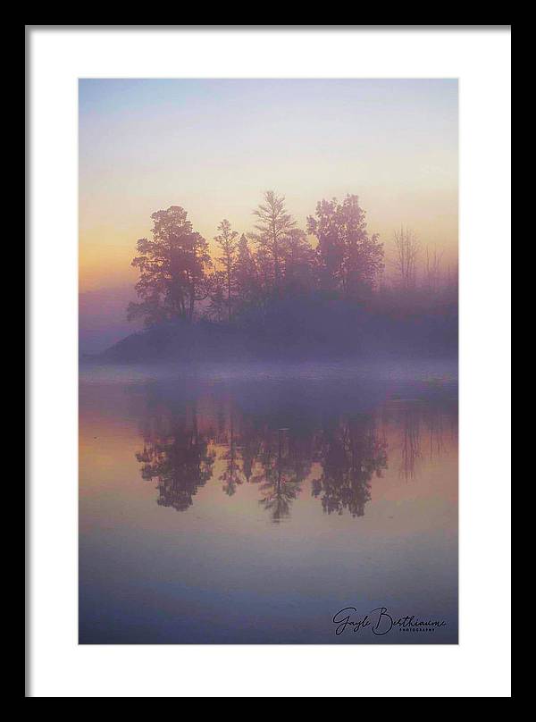 Early Morning Trees - Framed Print