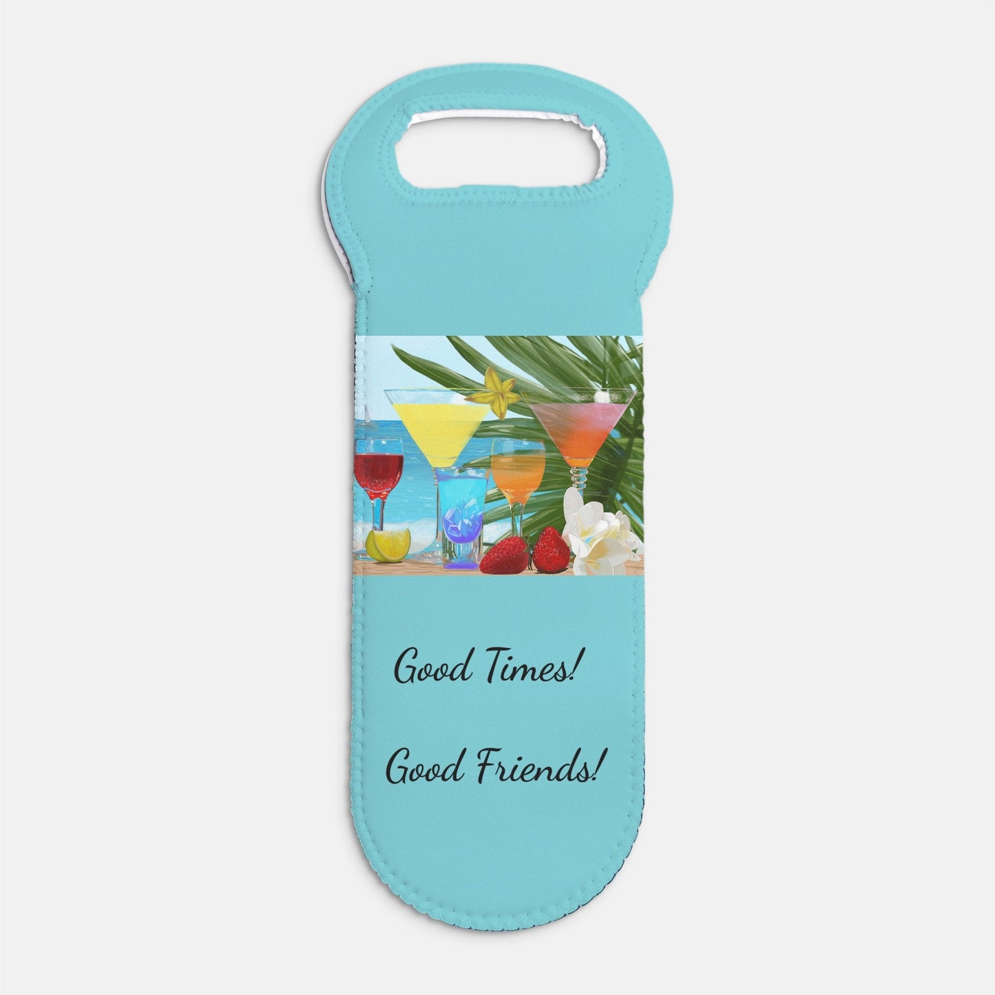 Tropical Beverages Wine Tote