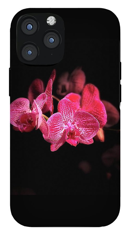 Orchid in Black - Phone Case