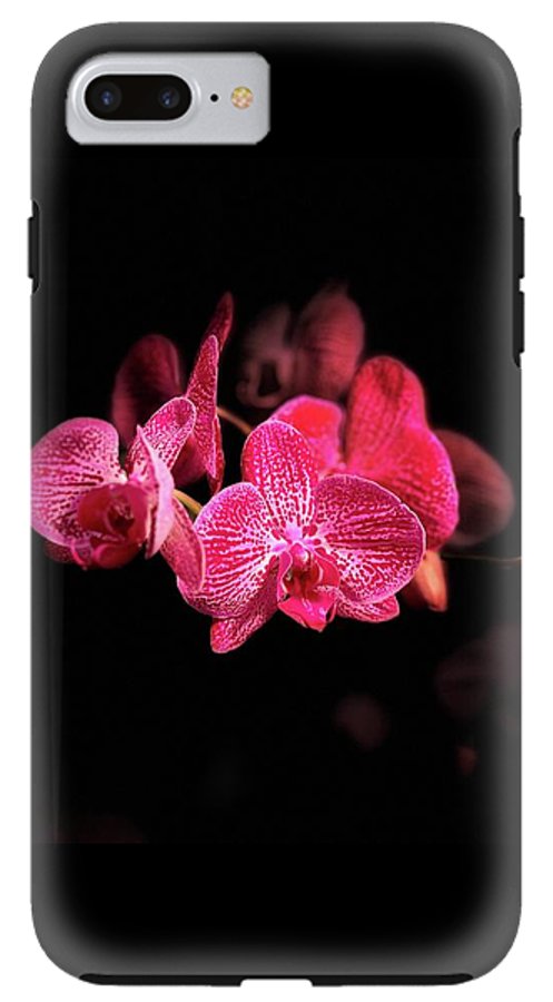 Orchid in Black - Phone Case