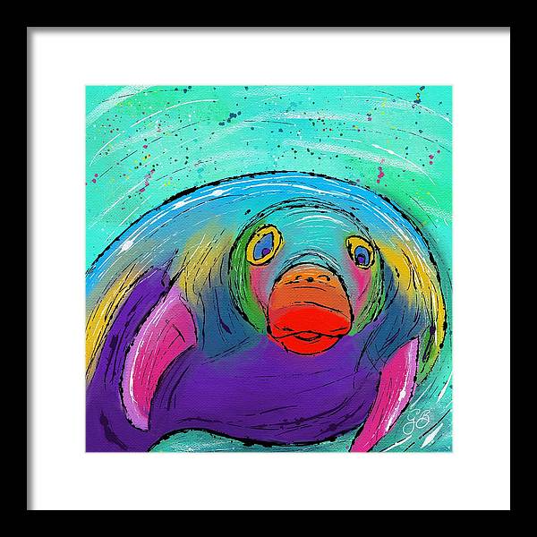 Manatee Celebration - Framed Print