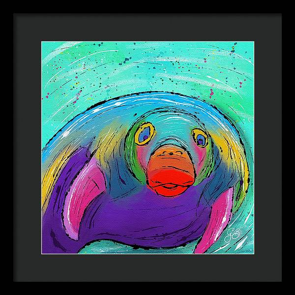 Manatee Celebration - Framed Print