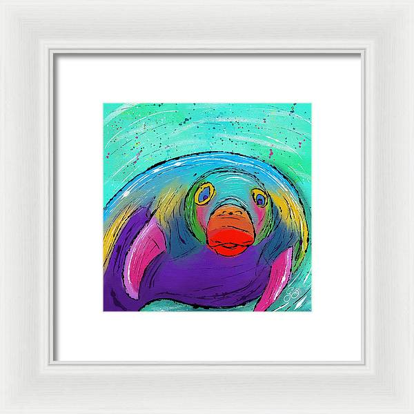 Manatee Celebration - Framed Print