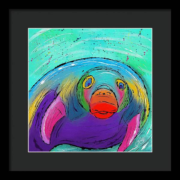 Manatee Celebration - Framed Print