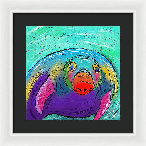 Manatee Celebration - Framed Print