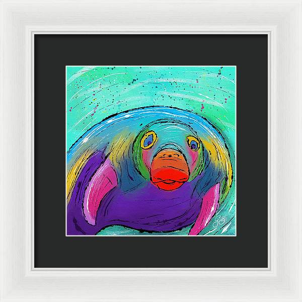 Manatee Celebration - Framed Print