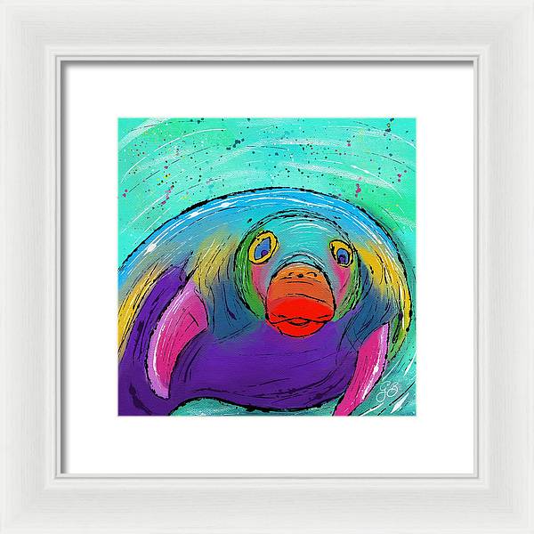 Manatee Celebration - Framed Print