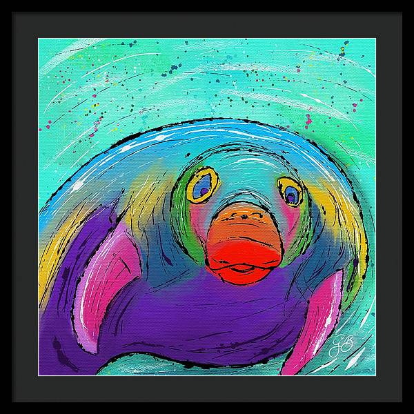 Manatee Celebration - Framed Print