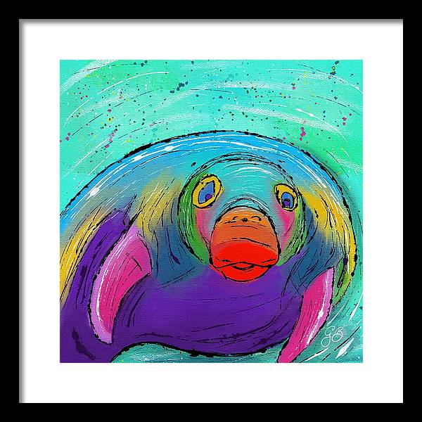 Manatee Celebration - Framed Print