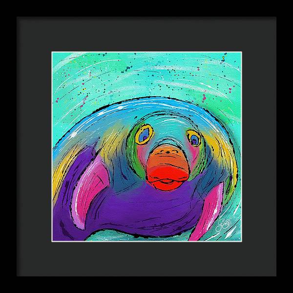 Manatee Celebration - Framed Print