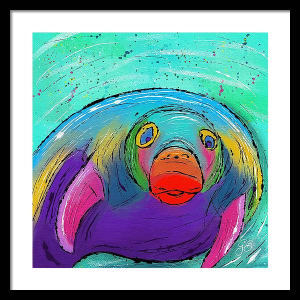 Manatee Celebration - Framed Print