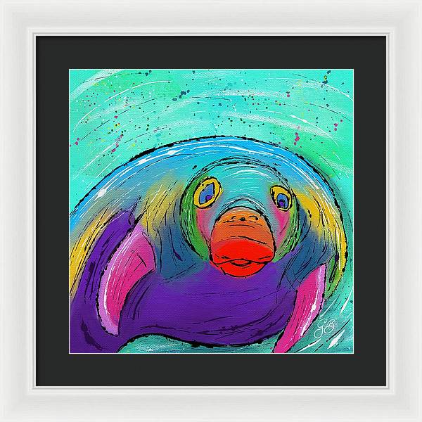 Manatee Celebration - Framed Print