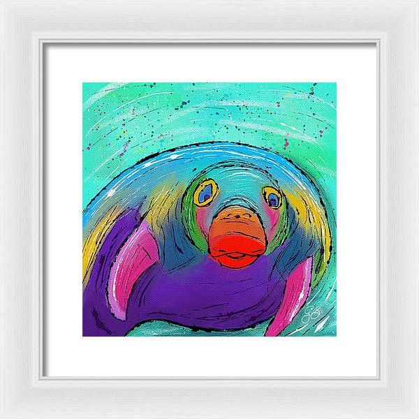 Manatee Celebration - Framed Print