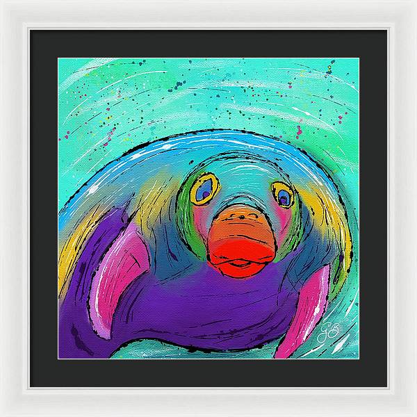 Manatee Celebration - Framed Print