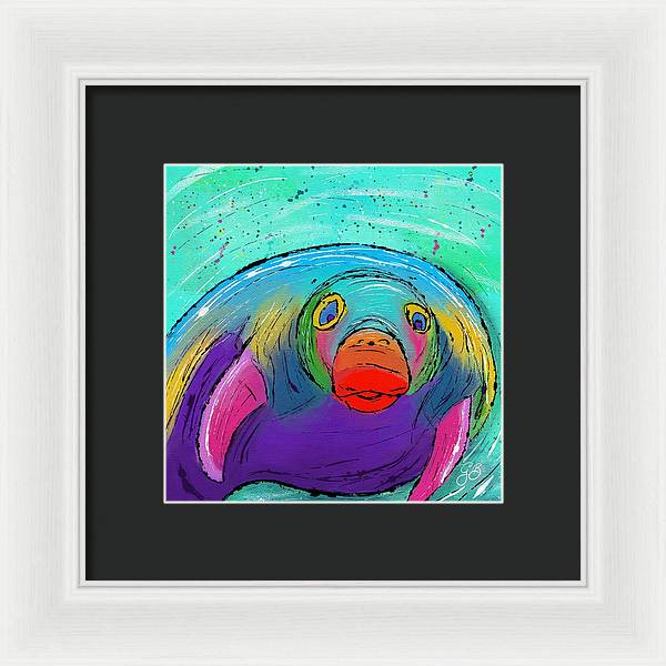 Manatee Celebration - Framed Print