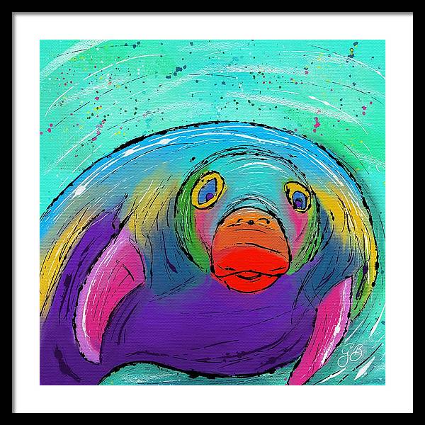 Manatee Celebration - Framed Print