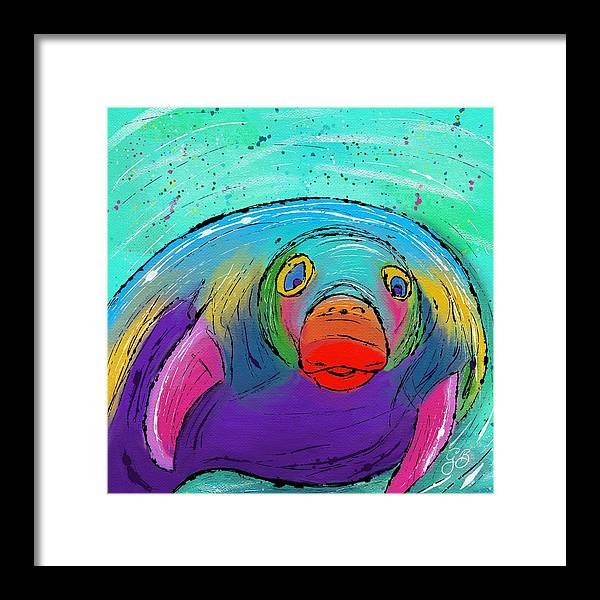 Manatee Celebration - Framed Print