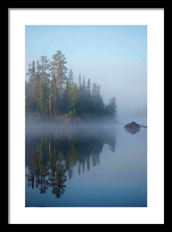 Morning in the Boundary Waters - Framed Print