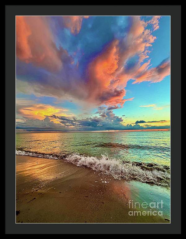 Rainbow Beach - Framed Print