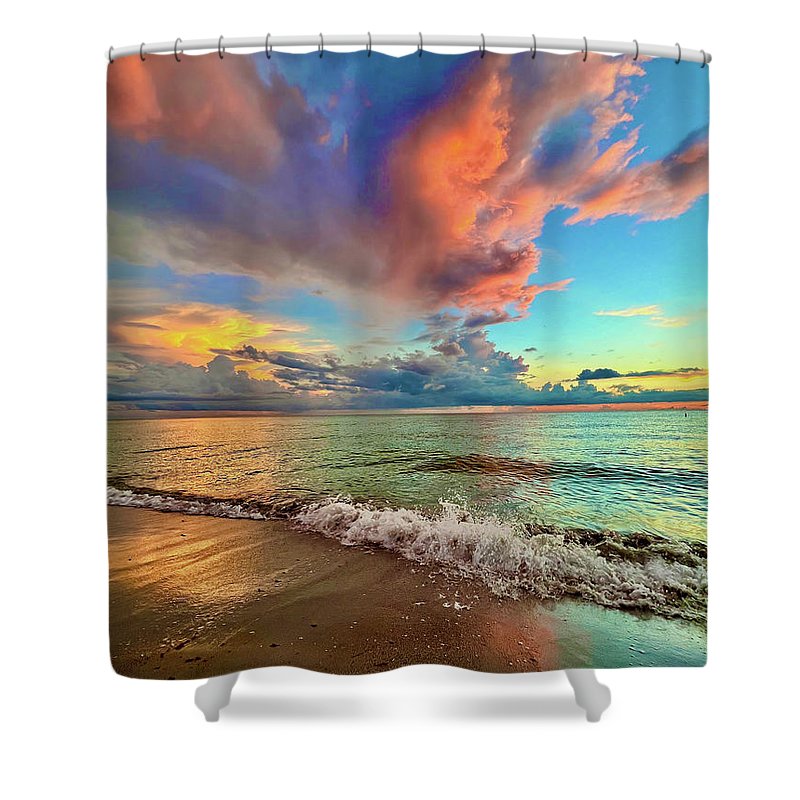 Rainbow Beach - Shower Curtain