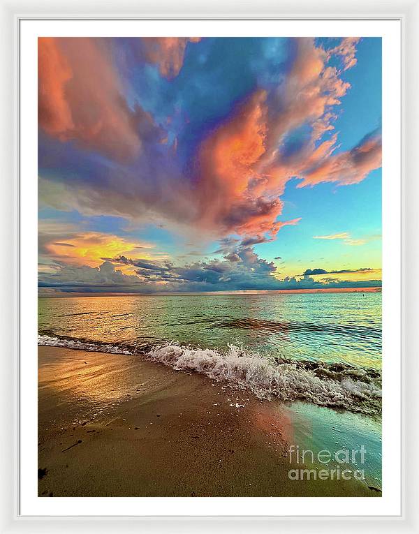 Rainbow Beach - Framed Print