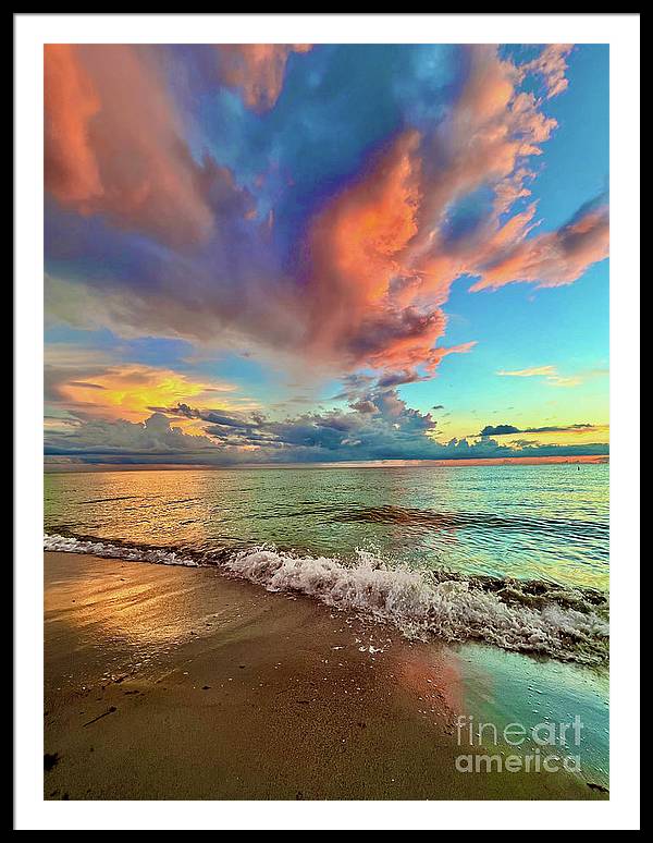 Rainbow Beach - Framed Print