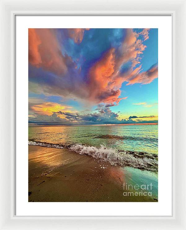 Rainbow Beach - Framed Print