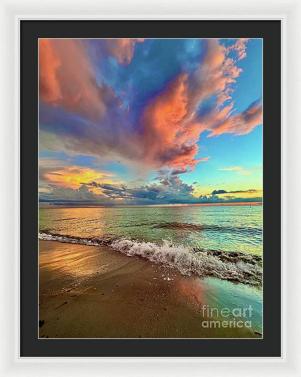 Rainbow Beach - Framed Print