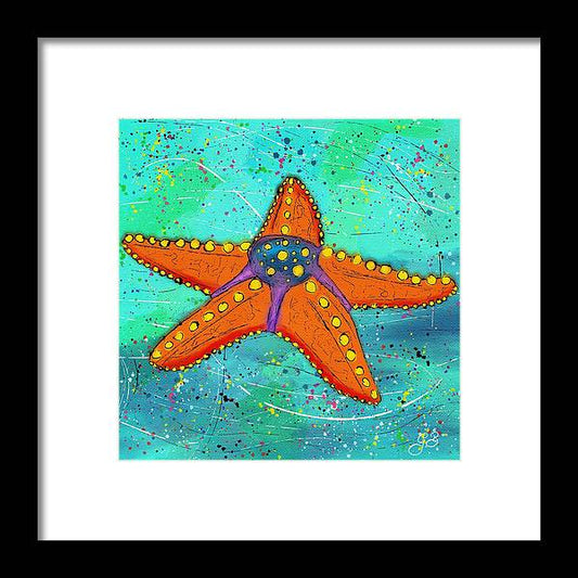 Sea Star Celebration - Framed Print