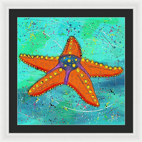 Sea Star Celebration - Framed Print