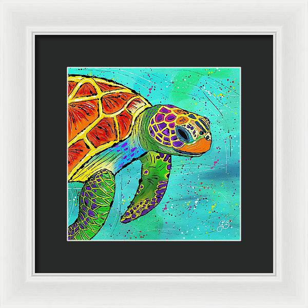 Sea Turtle Celebration - Framed Print