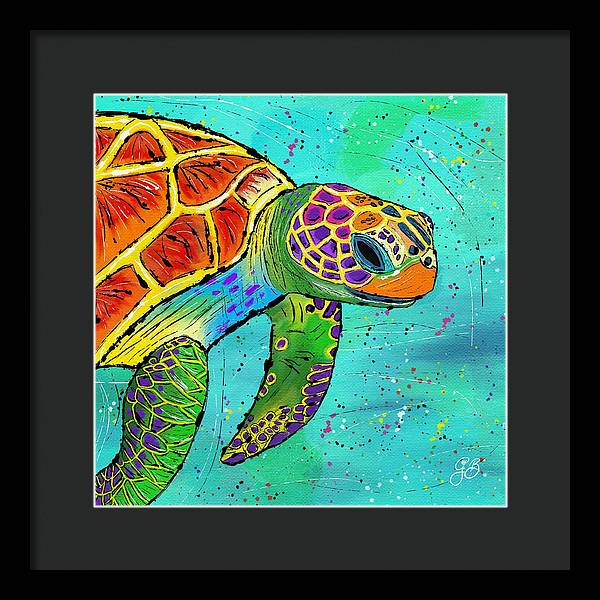 Sea Turtle Celebration - Framed Print