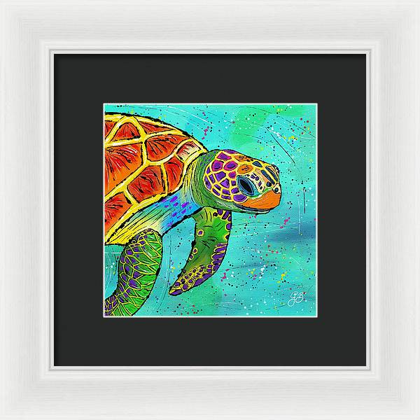 Sea Turtle Celebration - Framed Print