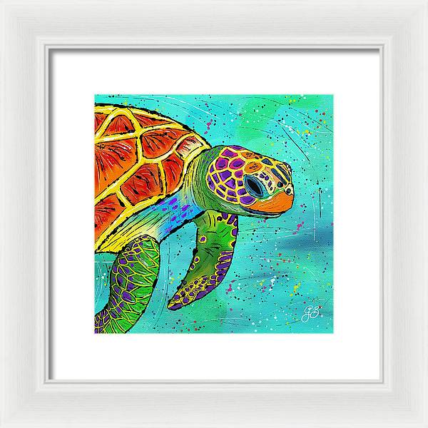 Sea Turtle Celebration - Framed Print