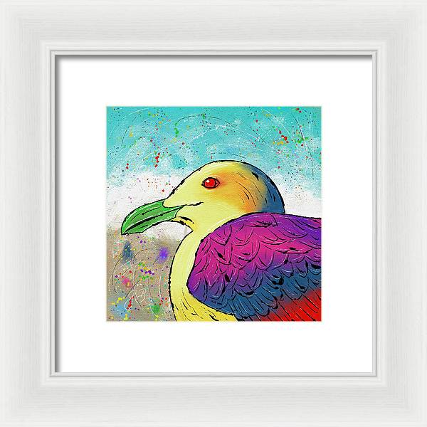 Seagull Celebration - Framed Print