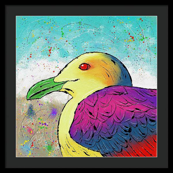 Seagull Celebration - Framed Print