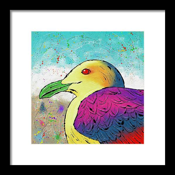 Seagull Celebration - Framed Print