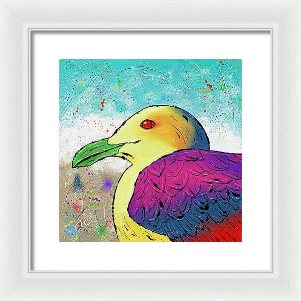 Seagull Celebration - Framed Print