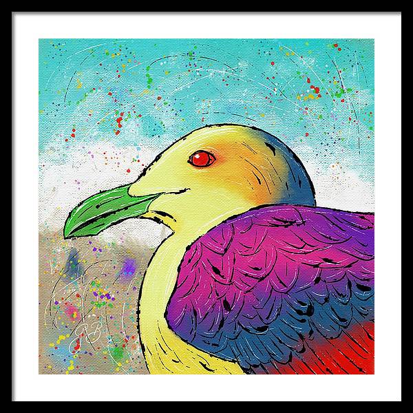 Seagull Celebration - Framed Print