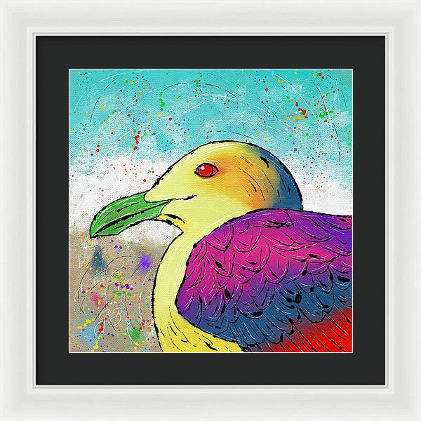 Seagull Celebration - Framed Print