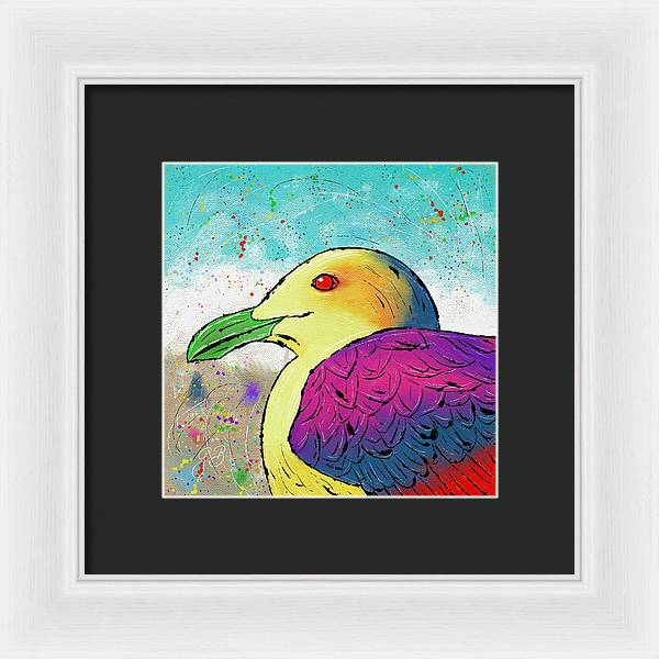 Seagull Celebration - Framed Print