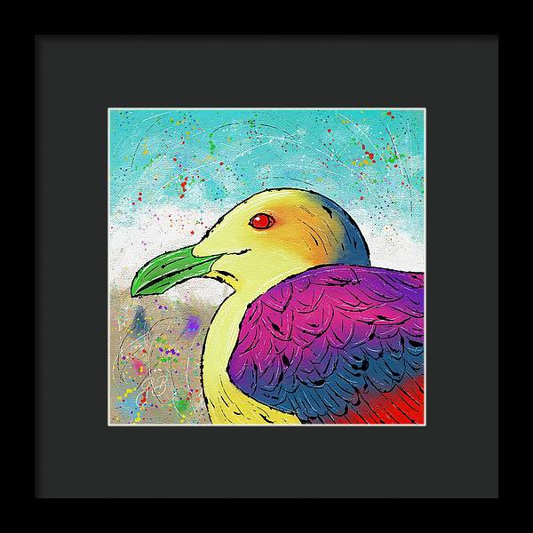 Seagull Celebration - Framed Print