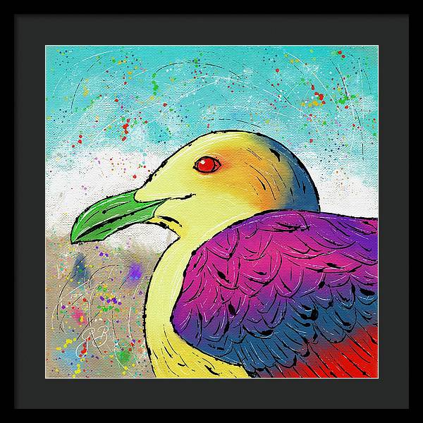 Seagull Celebration - Framed Print