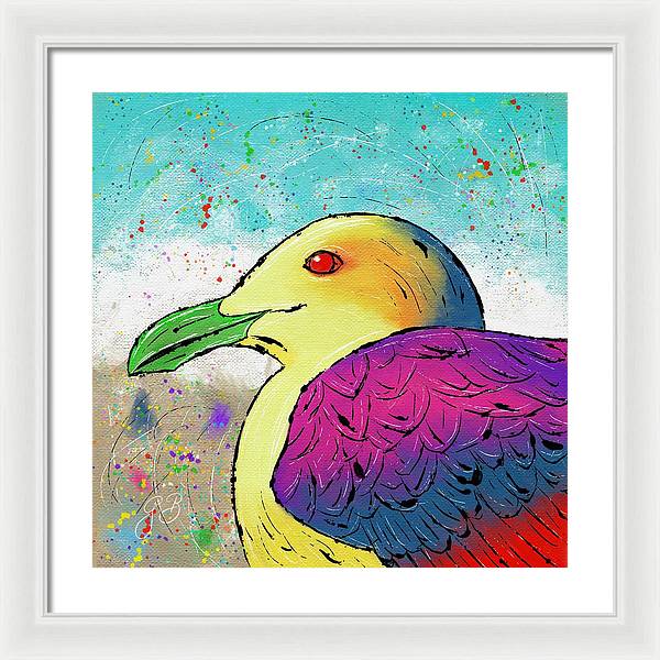 Seagull Celebration - Framed Print