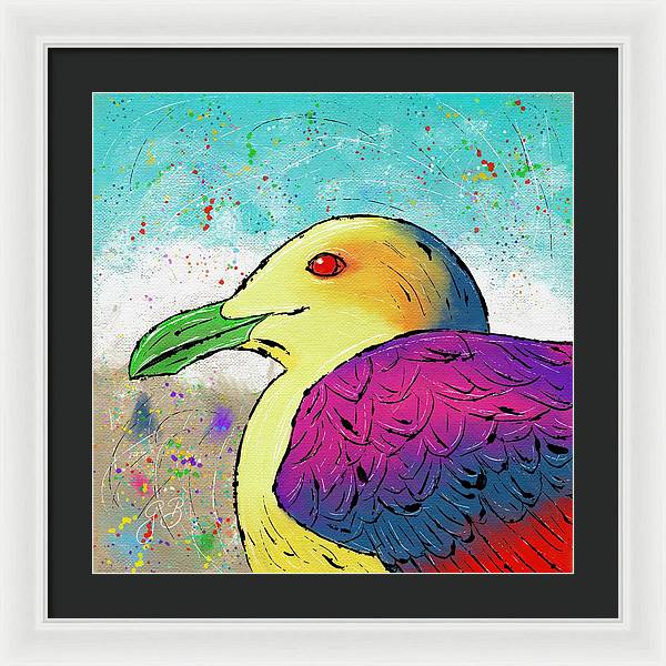 Seagull Celebration - Framed Print