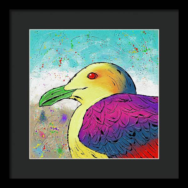 Seagull Celebration - Framed Print